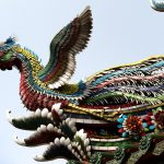 čínsky fénix na streche