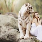 Biely Tiger a dievča