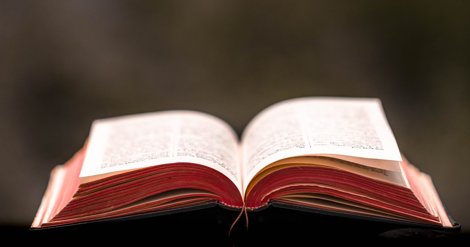 otvorená kniha - biblia