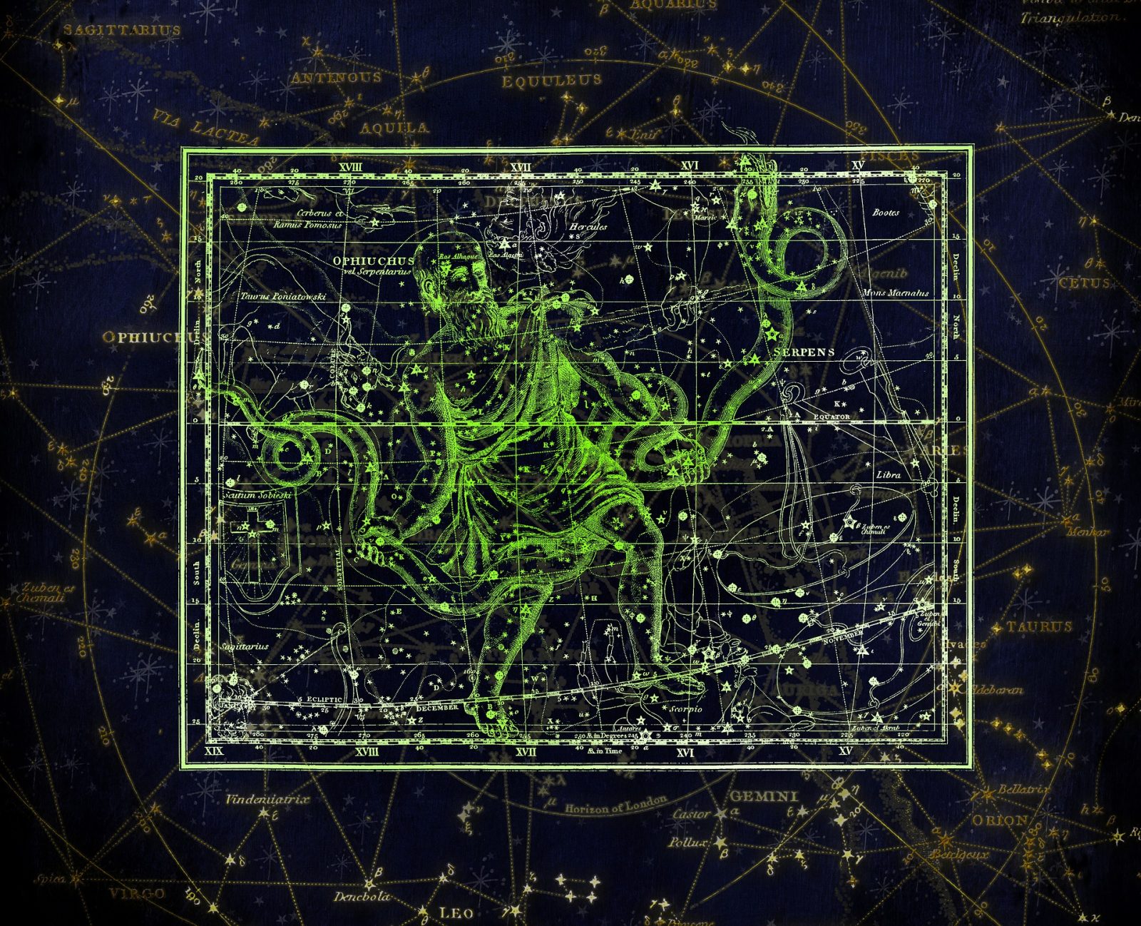 konštelácia hviezd