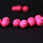 korálky ružová láva Bellisamade.sk