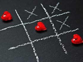 Piškôrky s červenými srdiečkami