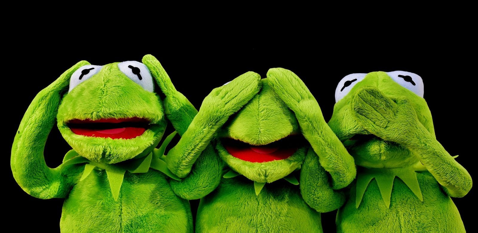 tri žaby - nevidel, nepočul, nepovedal