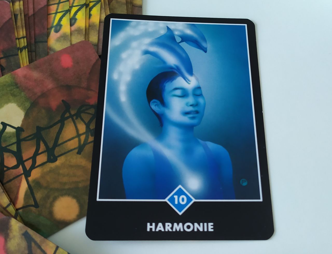 Karta Osho Zen Tarot 10 vody Harmónia