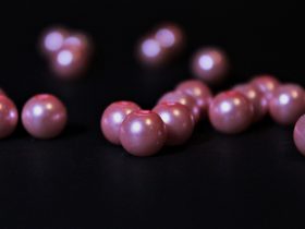korálky ružová perla Bellisamade.sk