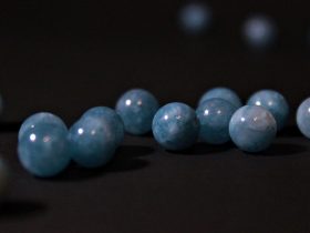 korálky nebeský akvamarín Bellisamade.sk