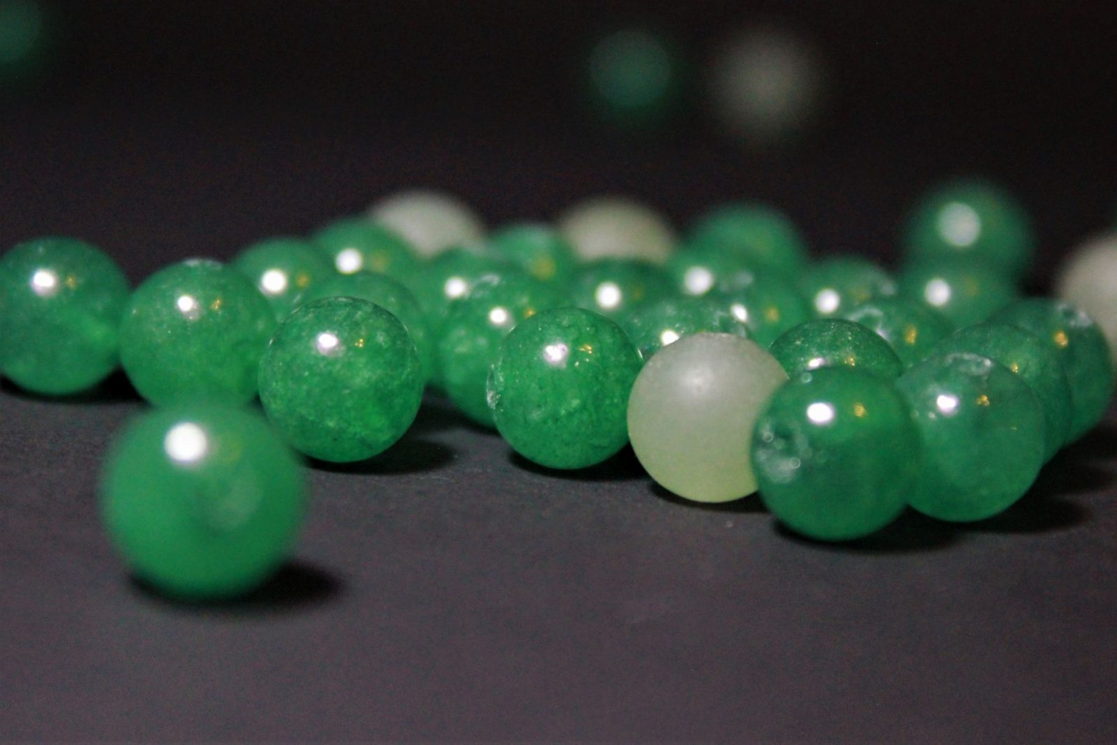 korálky zelený avanturín Bellisamade.sk