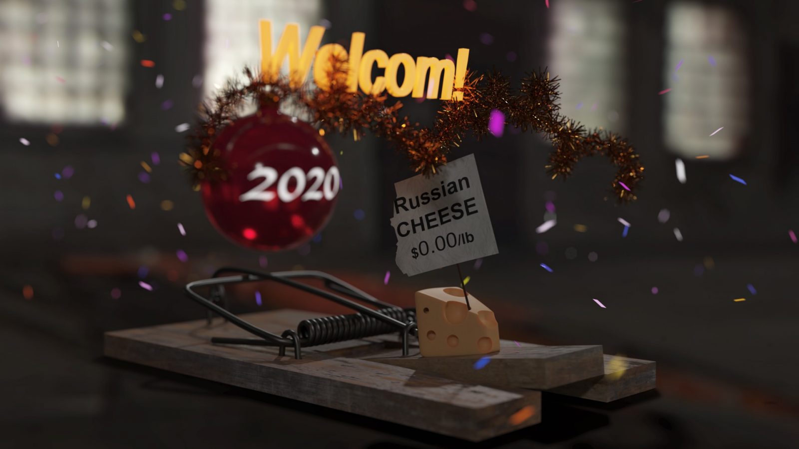 Welcome 2020 s pascou na myši a syrom