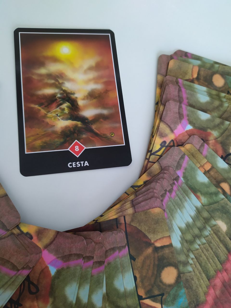 Tarotová karta Osho Zen Tarot s názvom Cesta