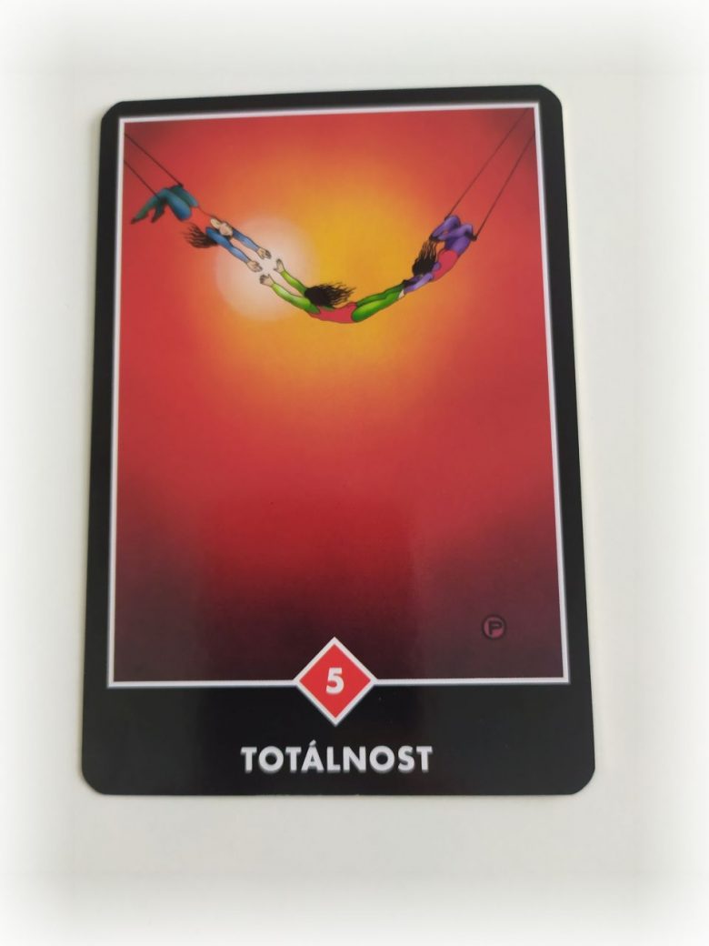 Tarotová karta Osho Zen Tarot s názvom Totálnosť