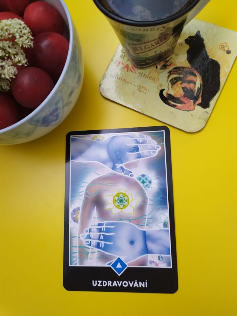 Tarotová karta Osho Zen Tarot s názvom Uzdravovanie