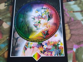 Karta Osho Zen Tarot Eso dúhy s názvom Dospelosť