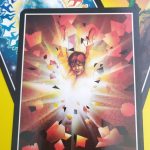 Karta Osho Zen Tarot s názvom Prielom