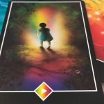 Karta Osho Zen Tarot Páža dúhy s názvom Dobrodružstvo