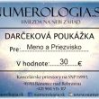 ukážka Darčeková poukážka 30 eur