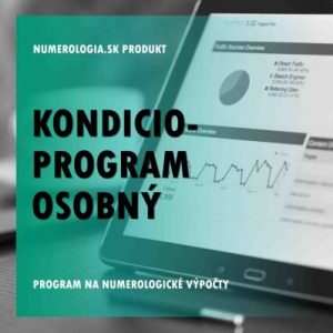 produkt Kondicio-program Osobný