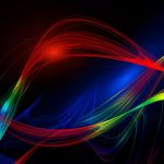 abstraktné farebné vlnovky