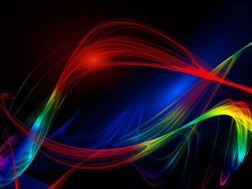 abstraktné farebné vlnovky