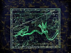 konštelácia hviezd nočnej oblohy