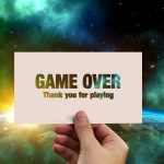 Game over Thank you for playing