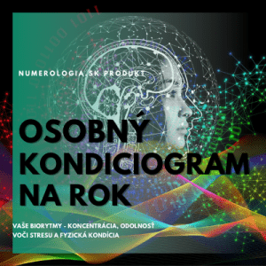 produkt osobný kondiciogram na rok