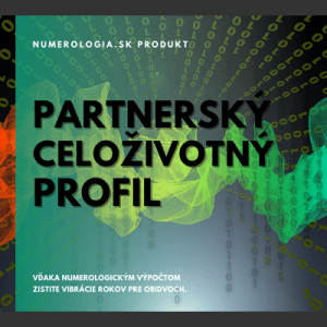 produkt partnerský celoživotný profil