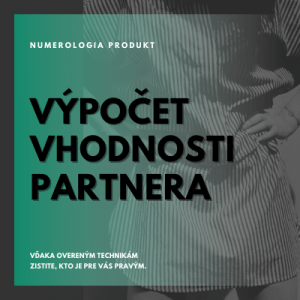 produkt výpočet vhodnosti partnera