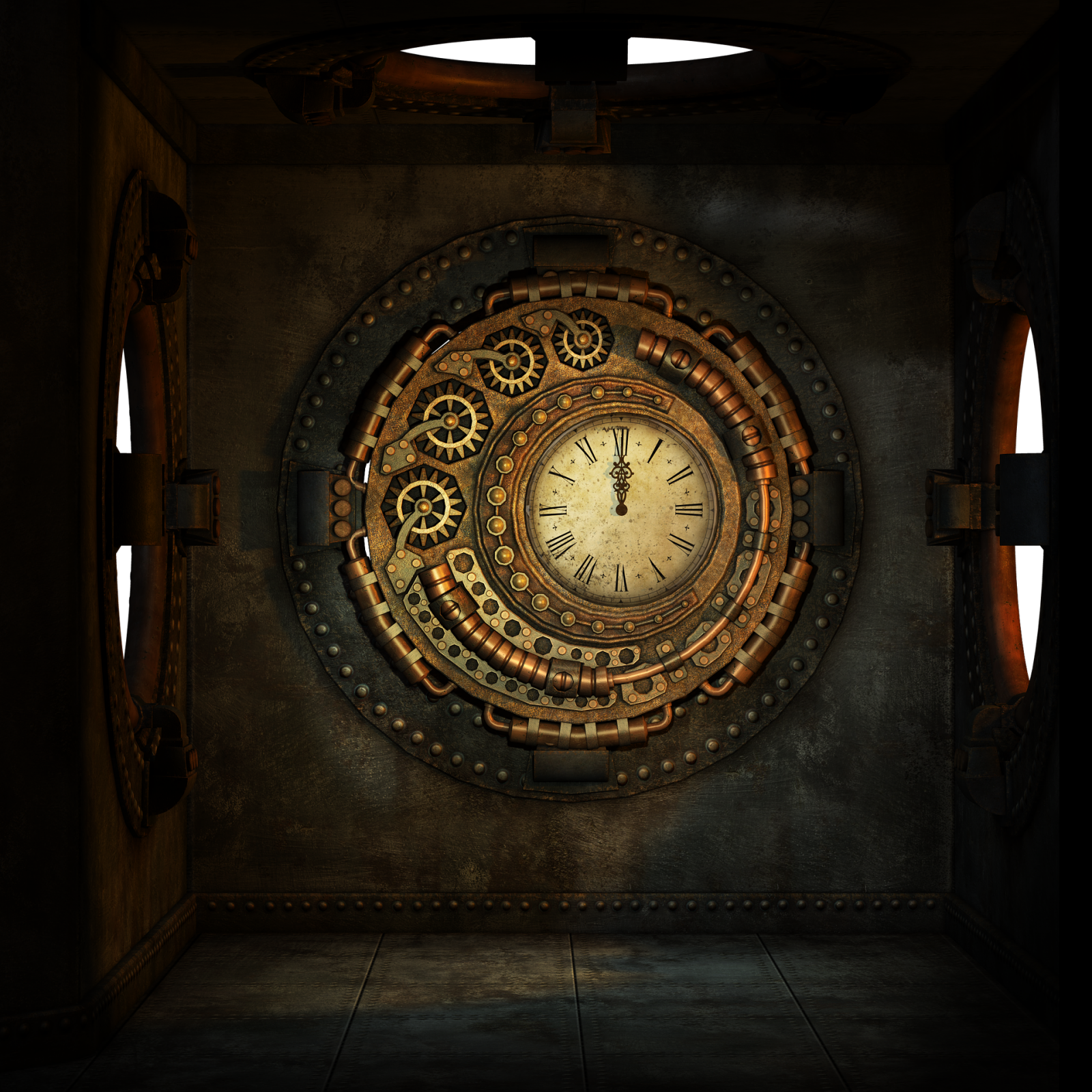 steampunk hodiny