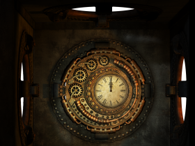 steampunk hodiny