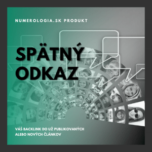 produkt spätný odkaz