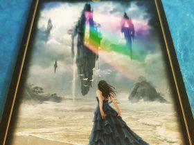 Karta zo sady Orákulum vízií s názvom Perspektíva