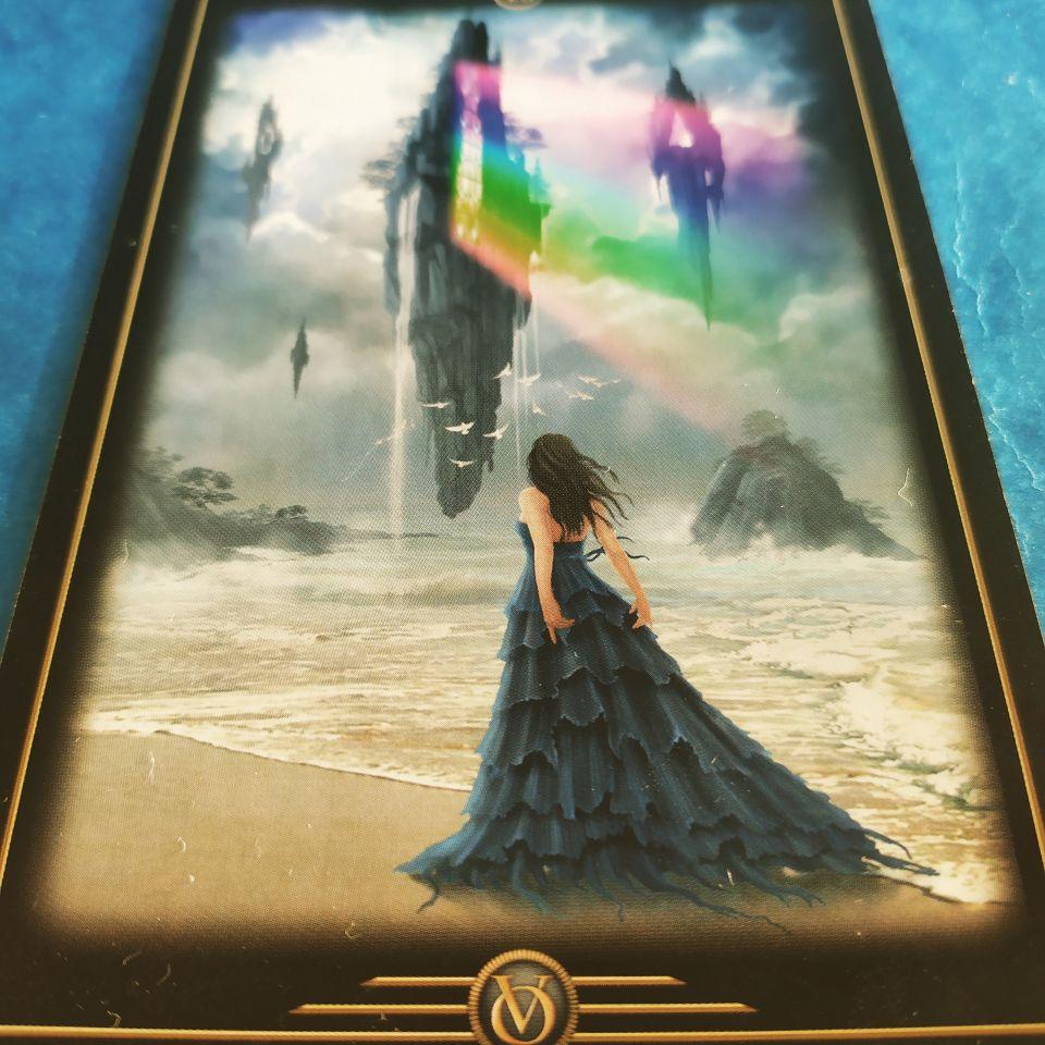 Karta zo sady Orákulum vízií s názvom Perspektíva