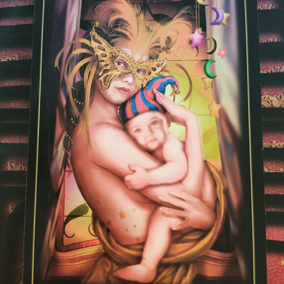 Karta zo sady Orákulum vízií s názvom Ochrana